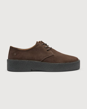 The Original Playboy Bath Lace up shoes Dk.Brown suede