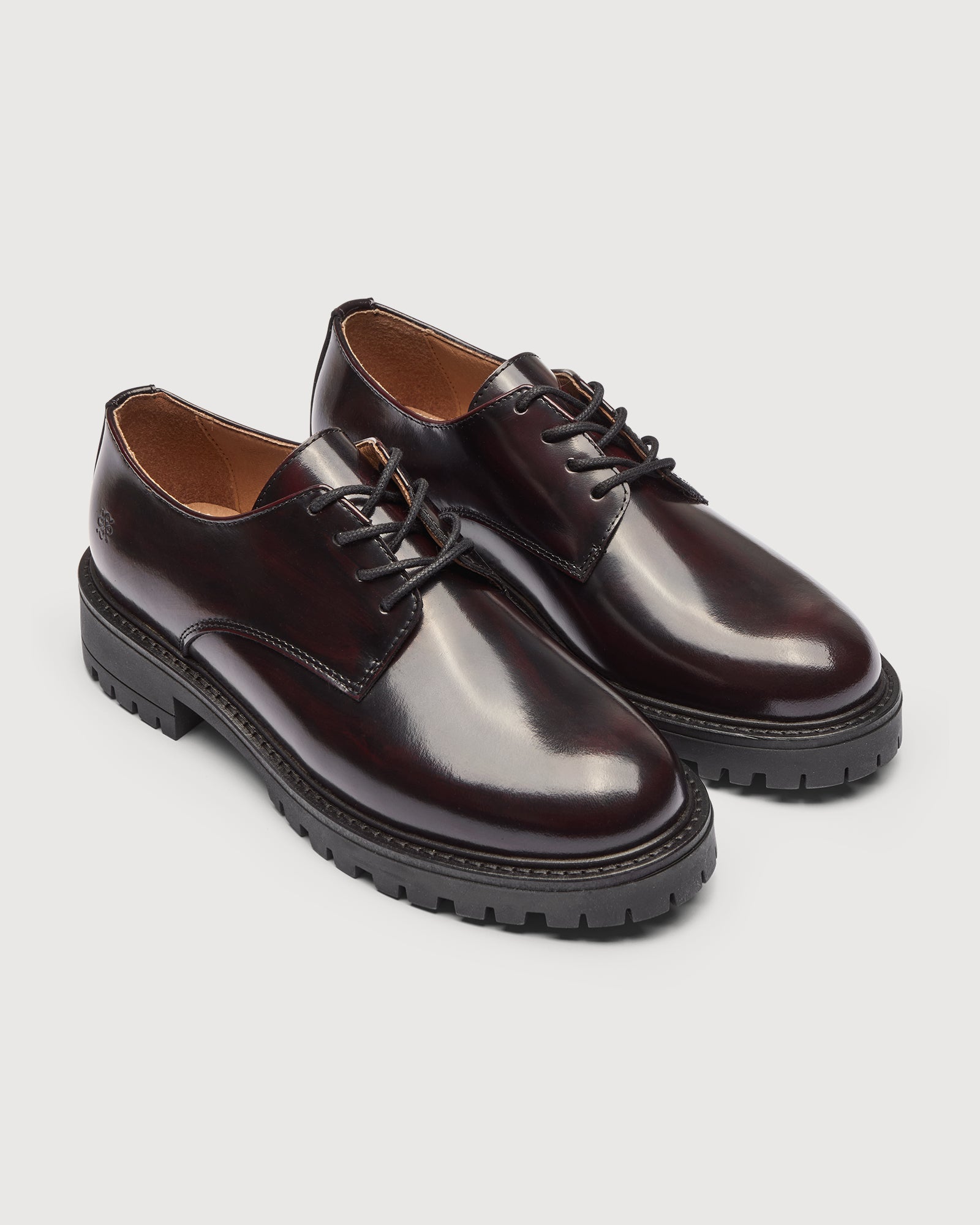 Original Playboy Camille Lace up shoes Bordeaux polido