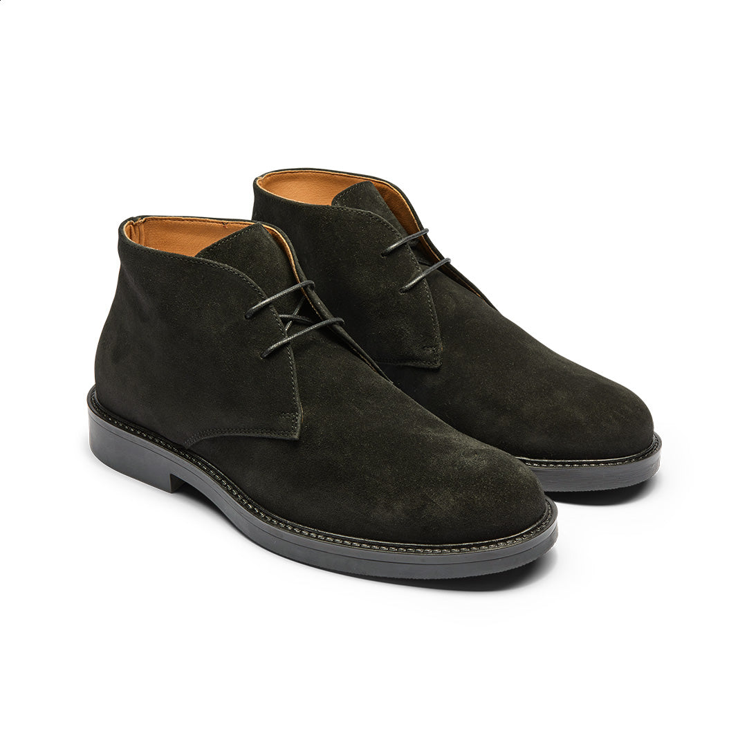 Playboy Footwear Carlo Lace up boots Black suede