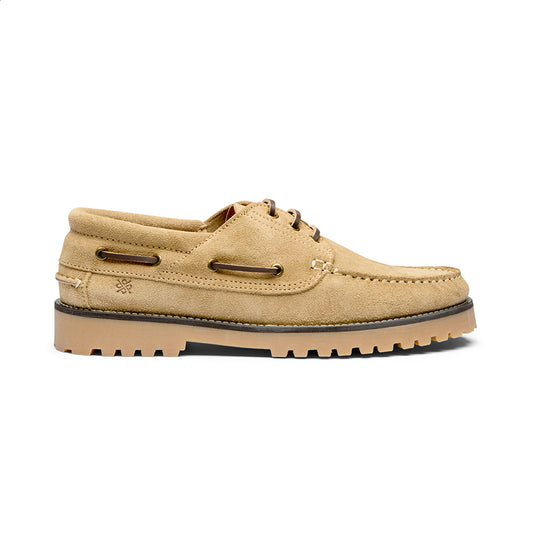 Playboy Footwear Claude Boat shoe Sand suede/Gum