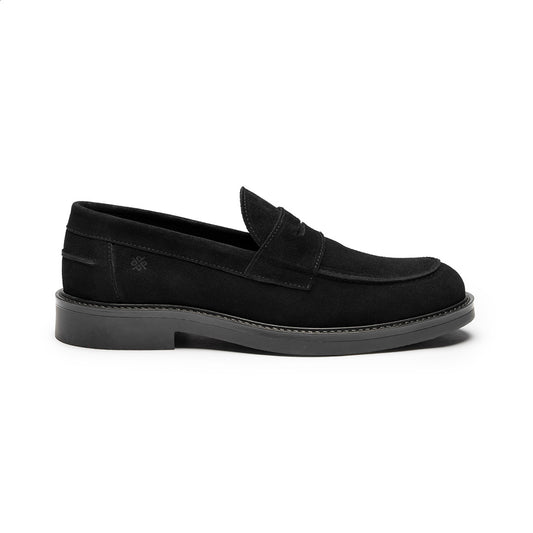 Playboy Footwear Dalton Loafers Black suede