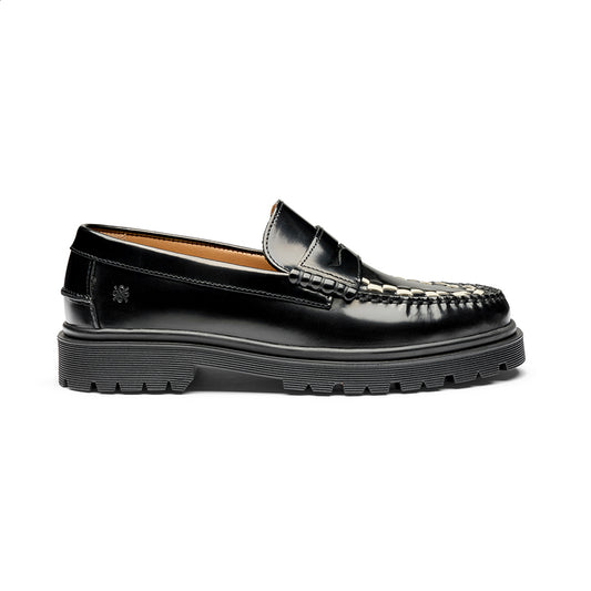 Playboy Footwear Duncan Loafers Black/White polido