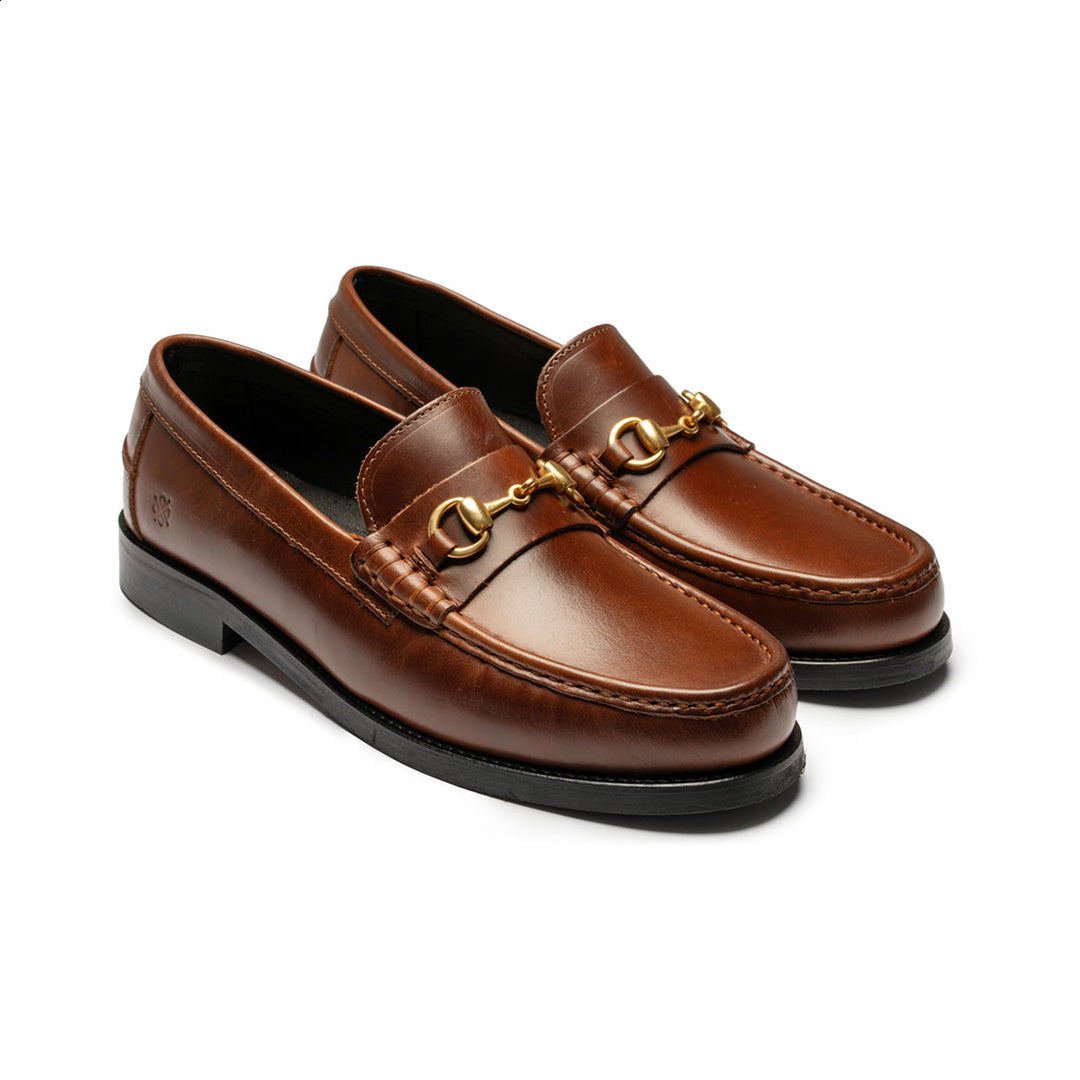 Playboy Footwear Eagle Loafers Brandy Leather