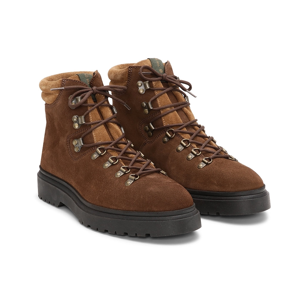 Playboy Footwear Luc Hiking Boot Brown suede