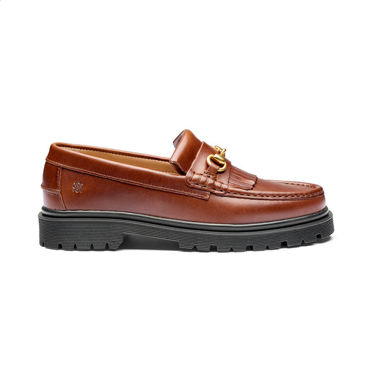 Playboy Footwear Milton Loafers Brandy Leather
