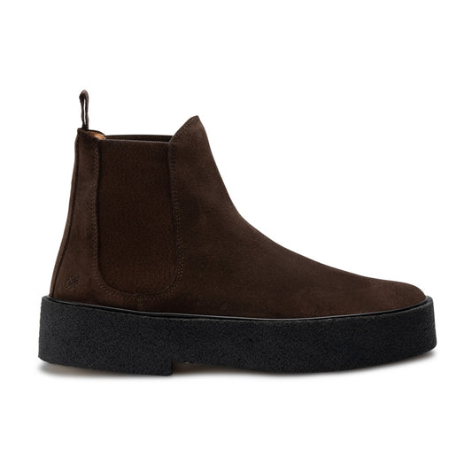 The Original Playboy ORG.75 The Original Women's Chelsea boot Dk.Brown suede