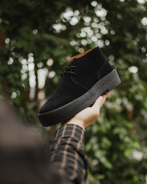 The Original Playboy Preston Boot Black suede