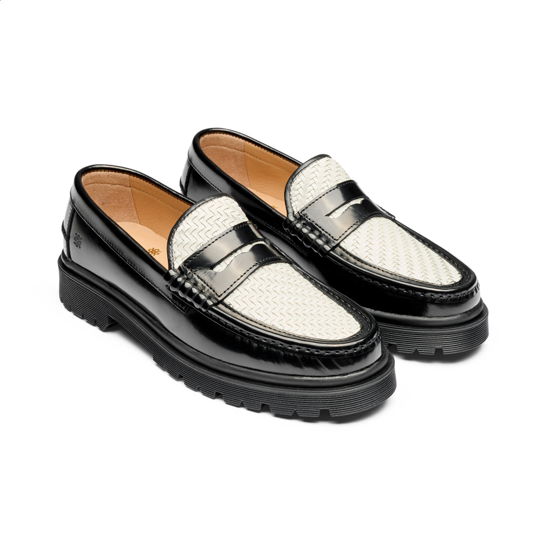 Playboy Footwear Richmond Loafers Black polido/white