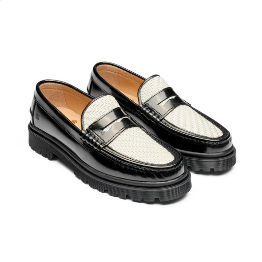 Playboy Footwear Richmond Loafers Black polido/white