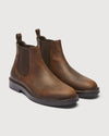 Original Playboy Silvio Chelsea boots DK. Brown Crazy horse leather