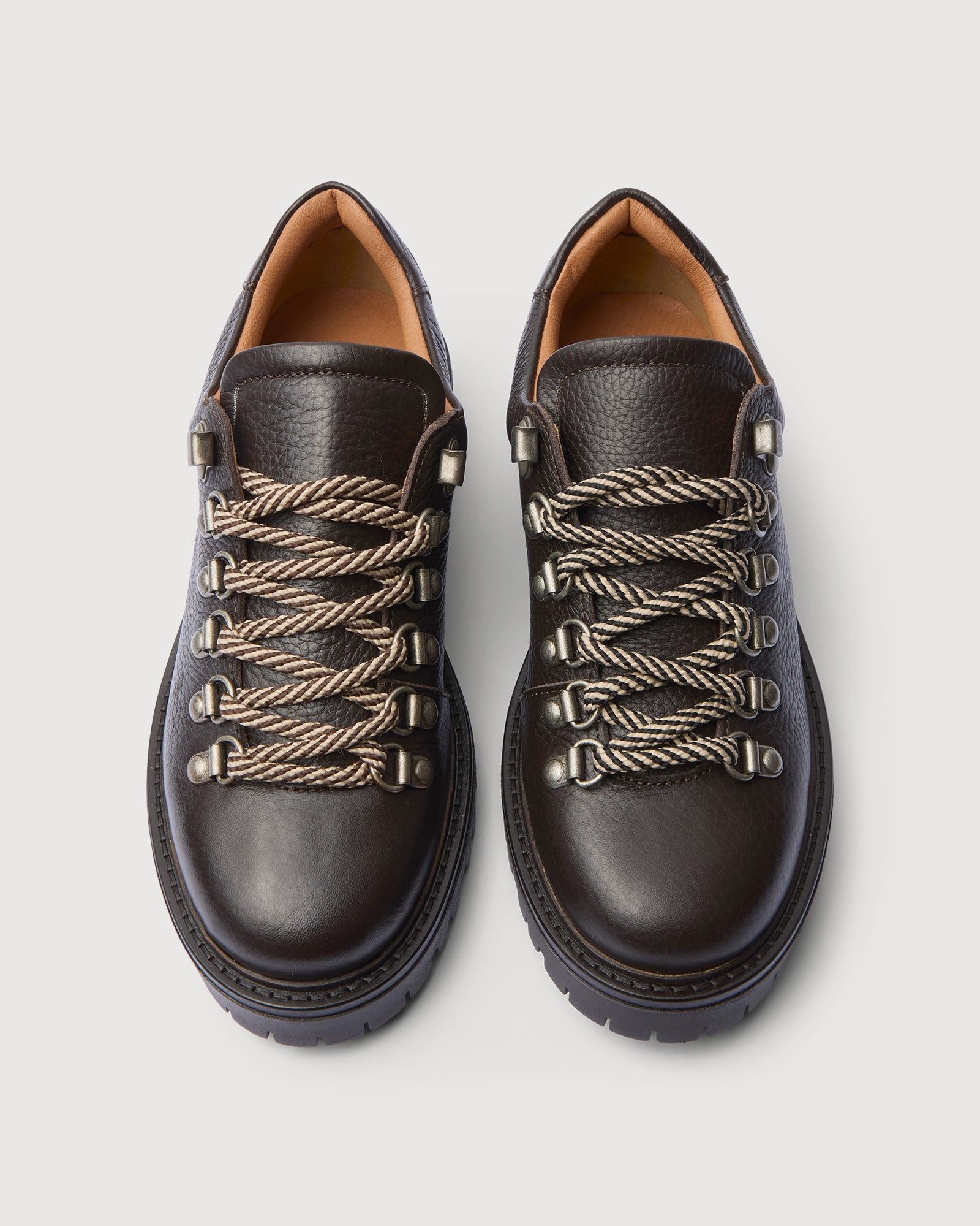 Original Playboy Style Alba Lace up shoes Dk.Brown leather
