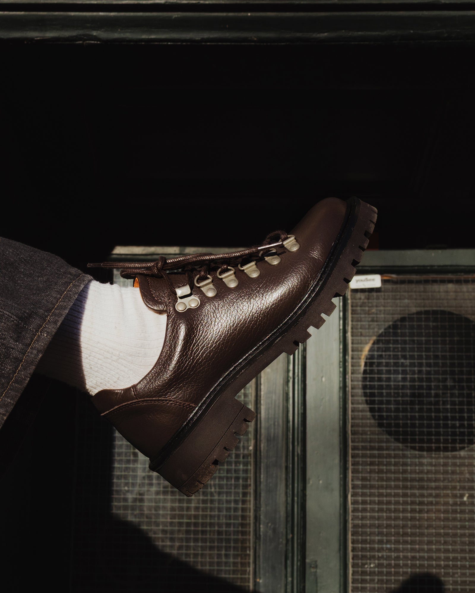 Original Playboy Style Alba Lace up shoes Dk.Brown leather