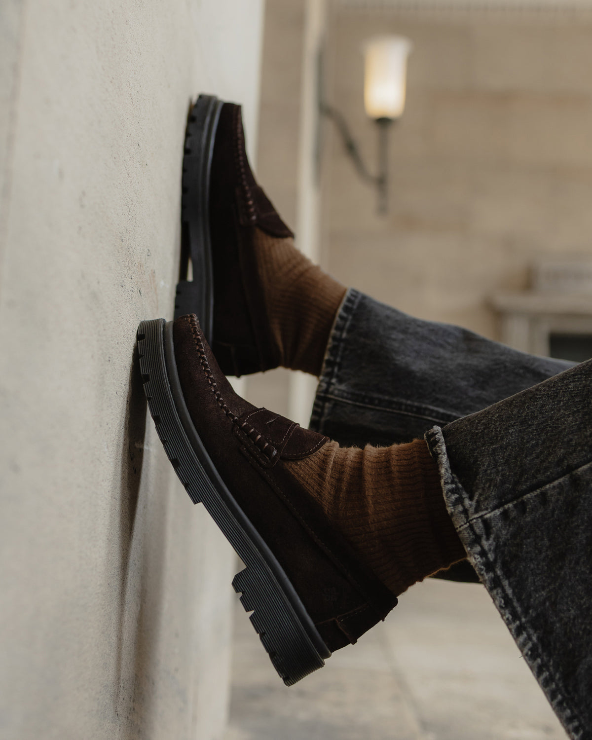 Original Playboy Style Austin Loafers Brown suede