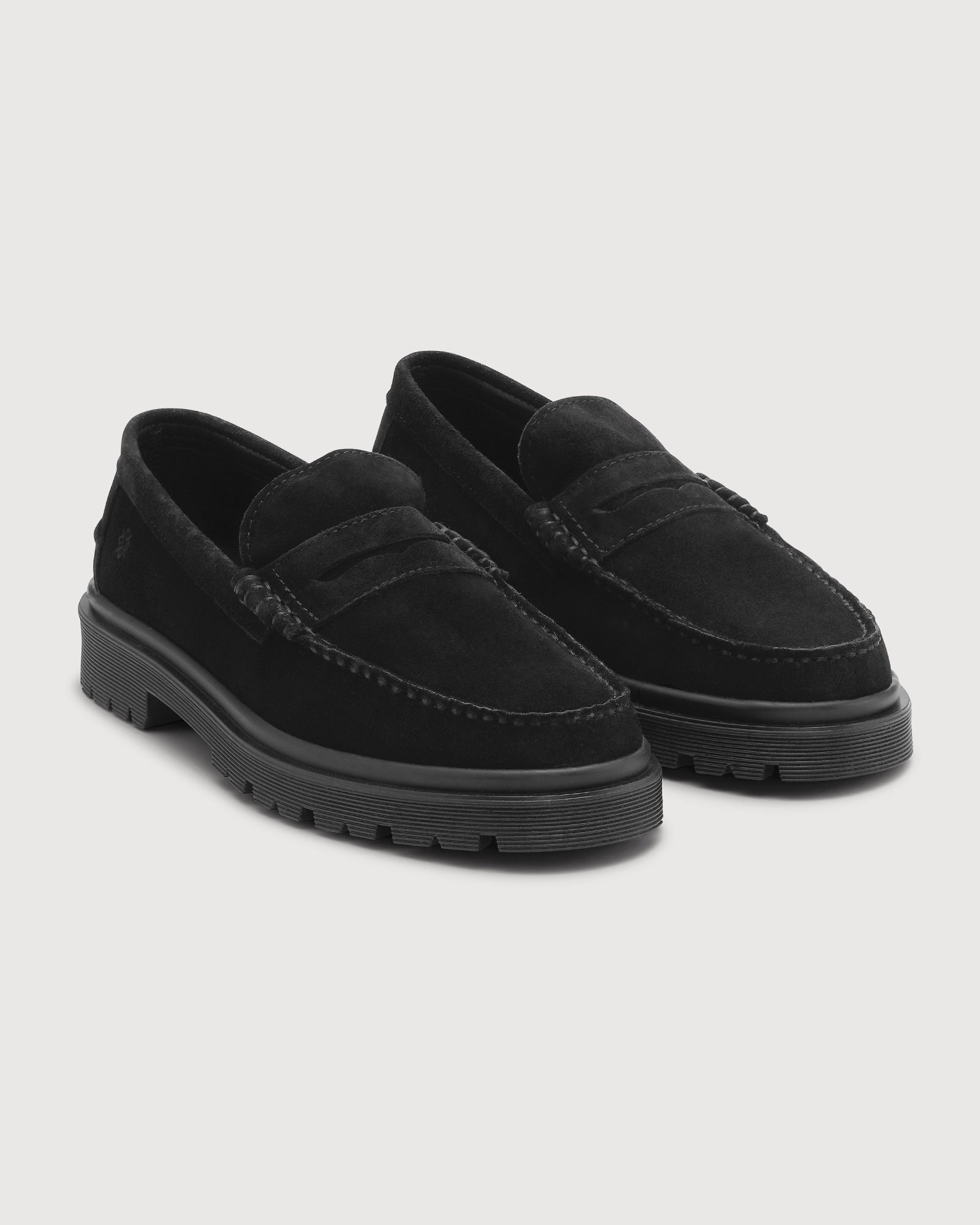Playboy Footwear Style Austin Loafers Black suede