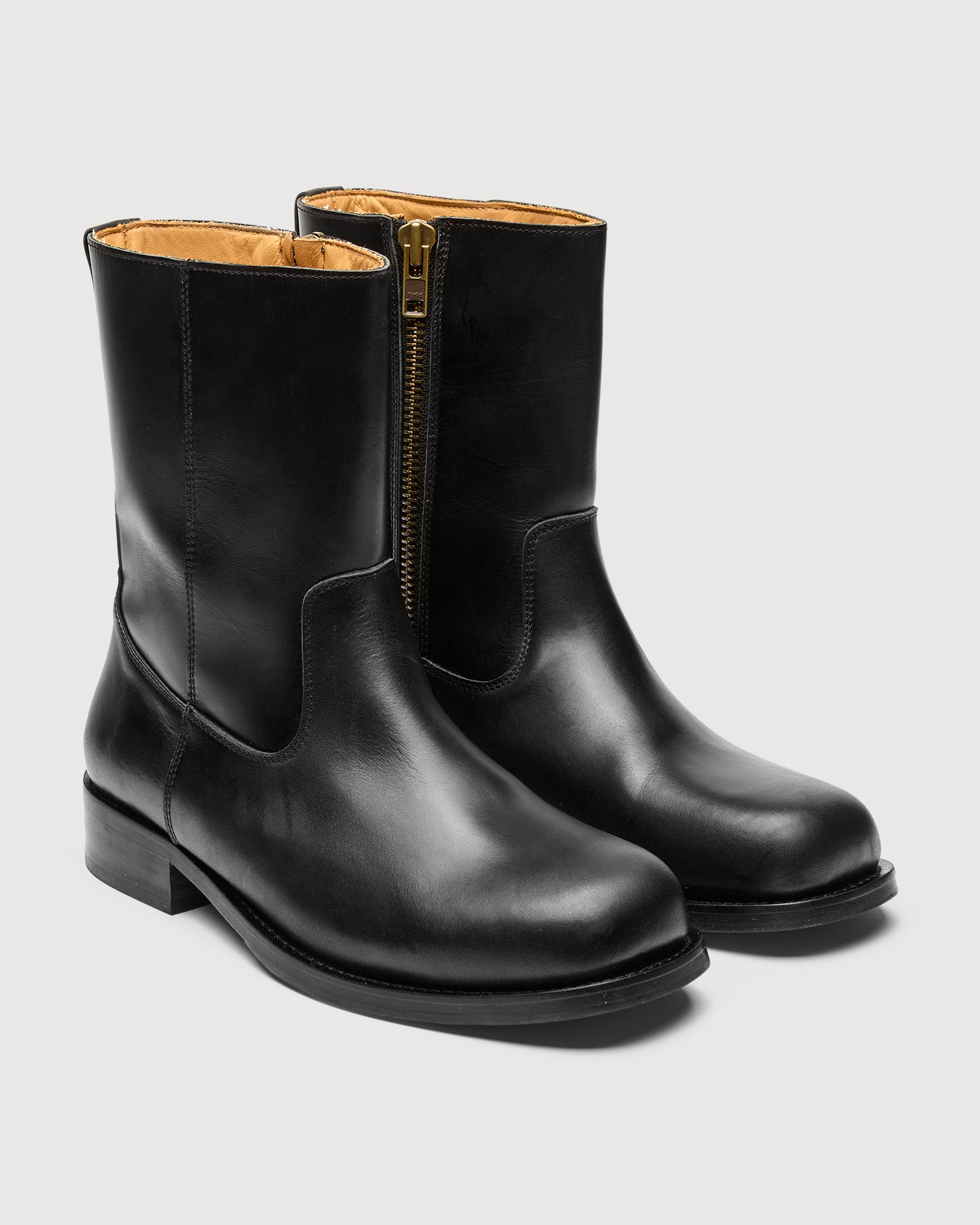 Original Playboy Style Billy Boot Black leather