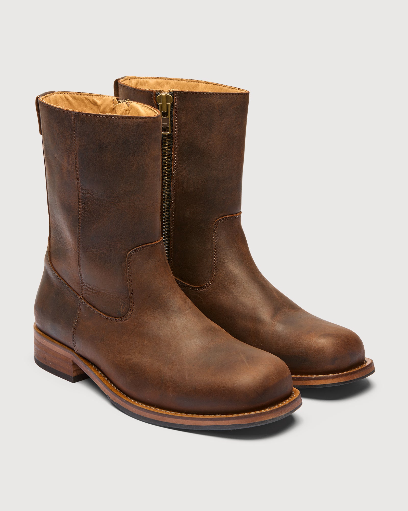 Style Billy - DK. Brown Crazy horse leather