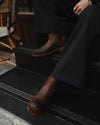 Original Playboy Style Billy Boot DK. Brown Crazy horse leather