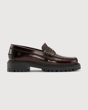 TOC1936 Style Brigitte Loafers Bordo polido