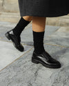 Original Playboy Style Camille Lace up shoes Black polido
