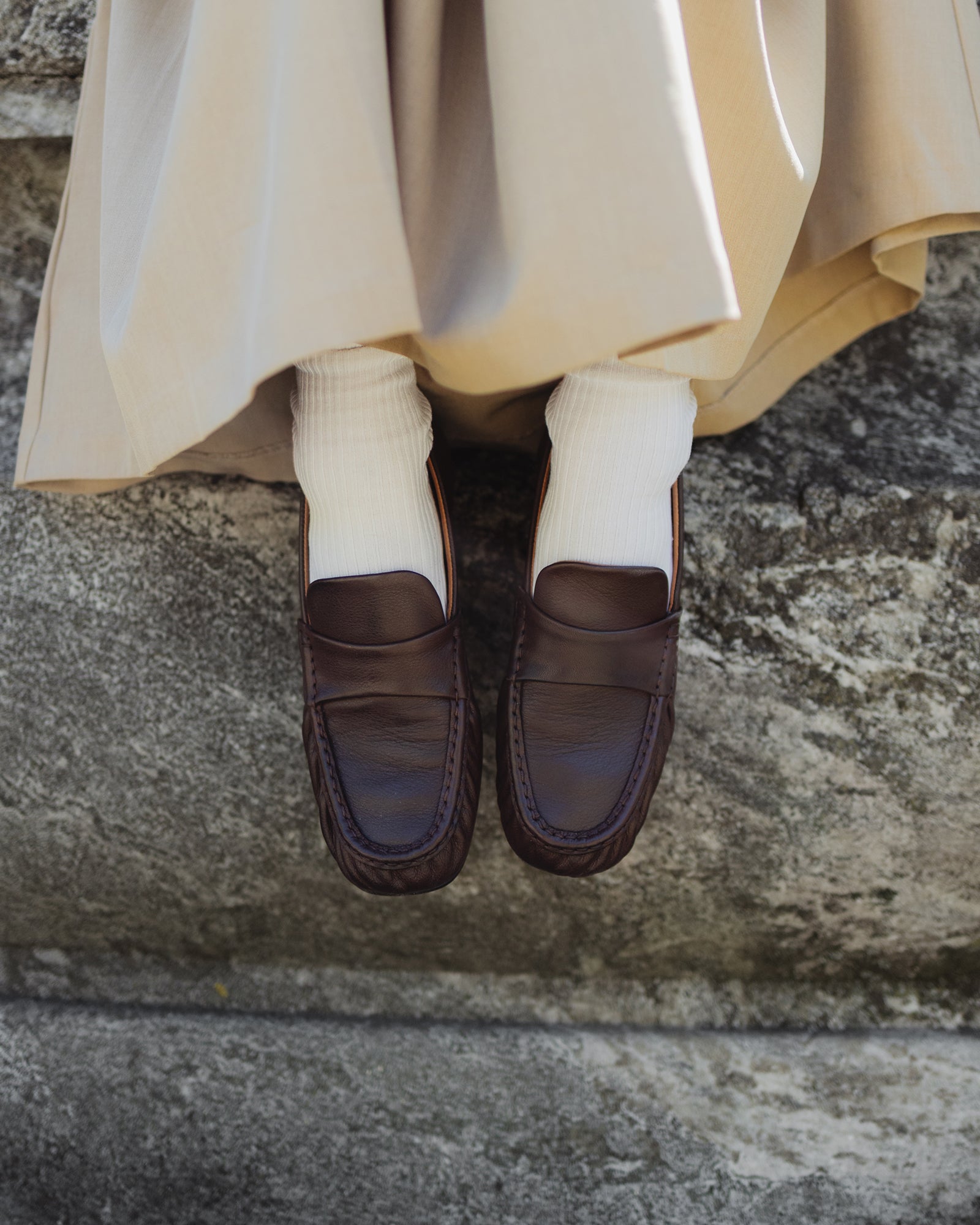 Original Playboy Style Chantal Loafers Brown leather