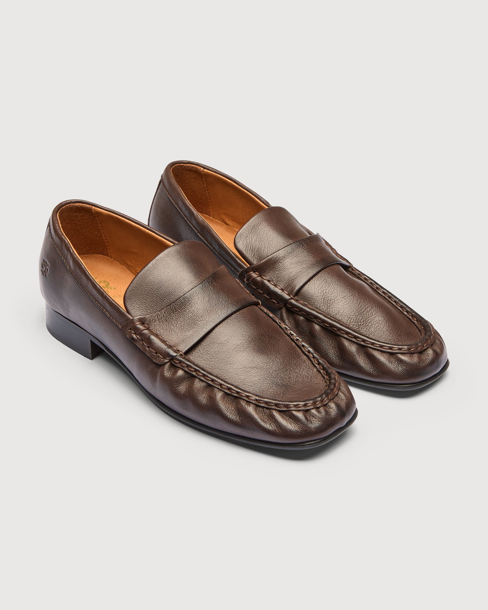 Original Playboy Style Chantal Loafers Brown leather