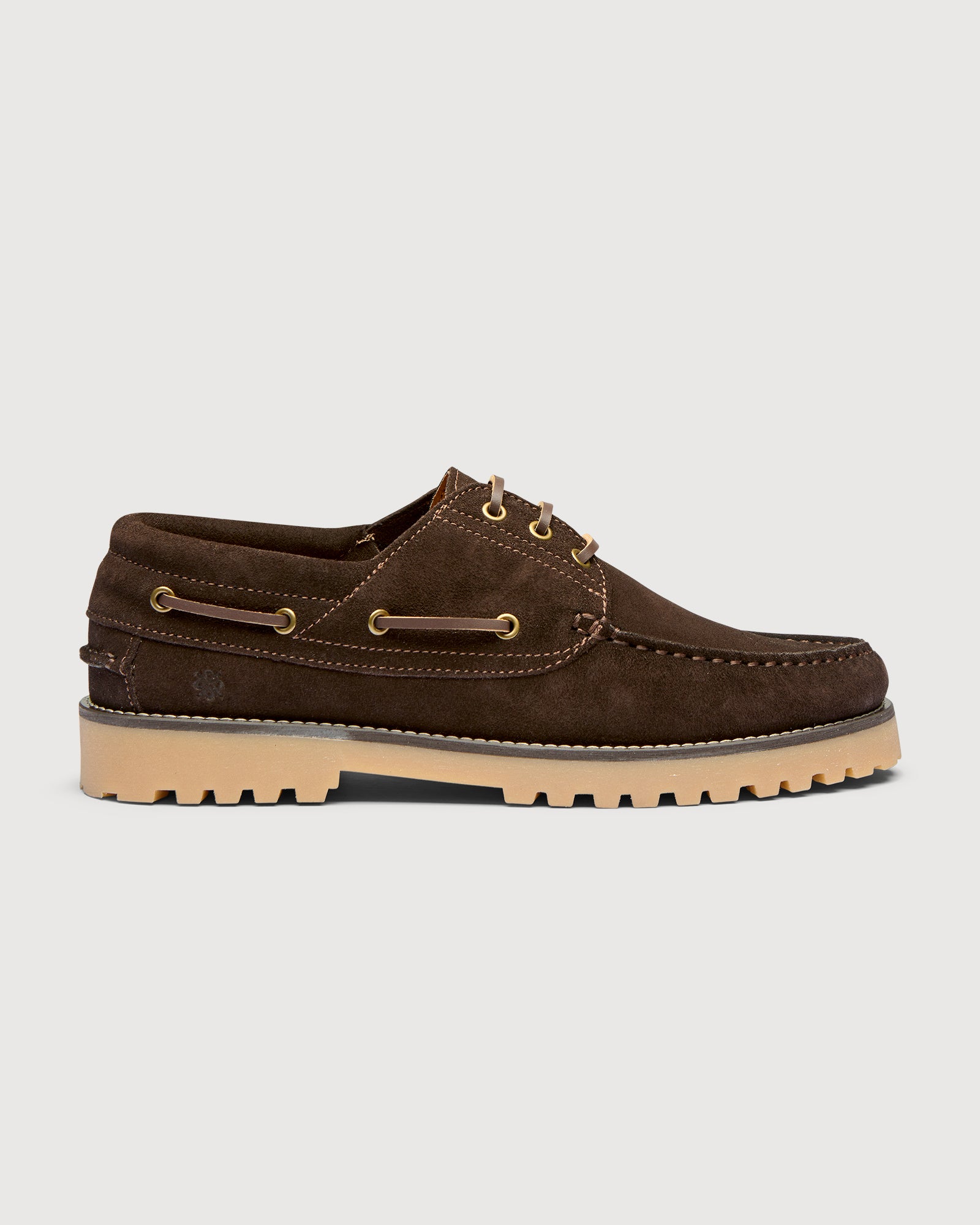 Original Playboy Style Claude Lace up shoes DK.Brown suede/Gum
