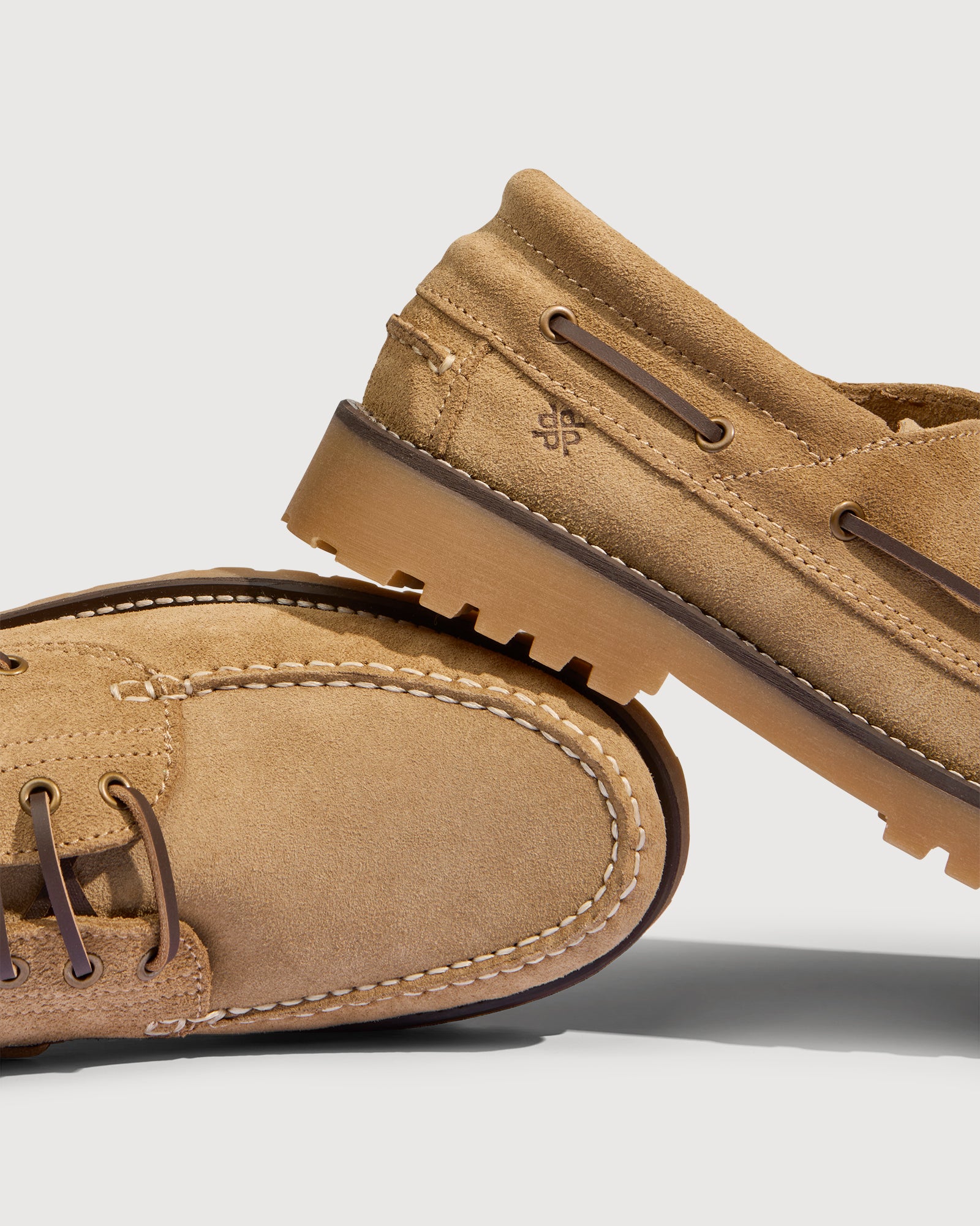 Original Playboy Style Claude Lace up shoes Sand suede/Gum