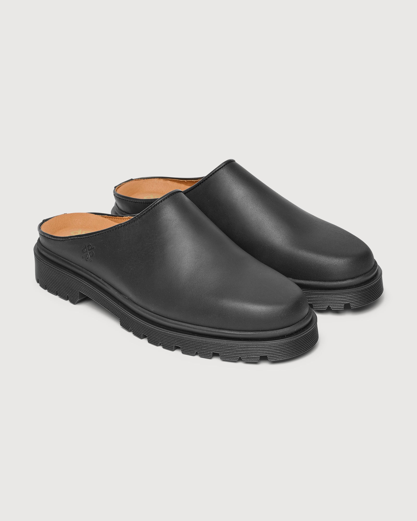 Damien Leather Mule for Men – Dark Brown Crazy Horse