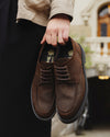 Original Playboy Style Dijon Lace up shoes Dk.Brown suede