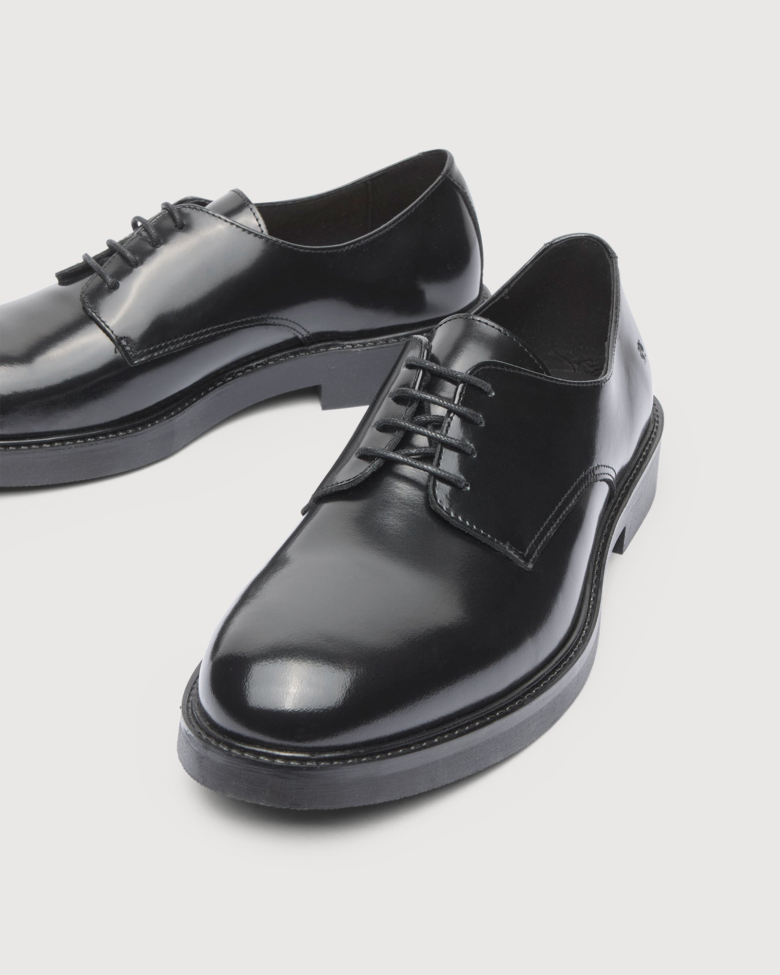 Playboy Footwear Style Giacomo Lace up shoes Black polido