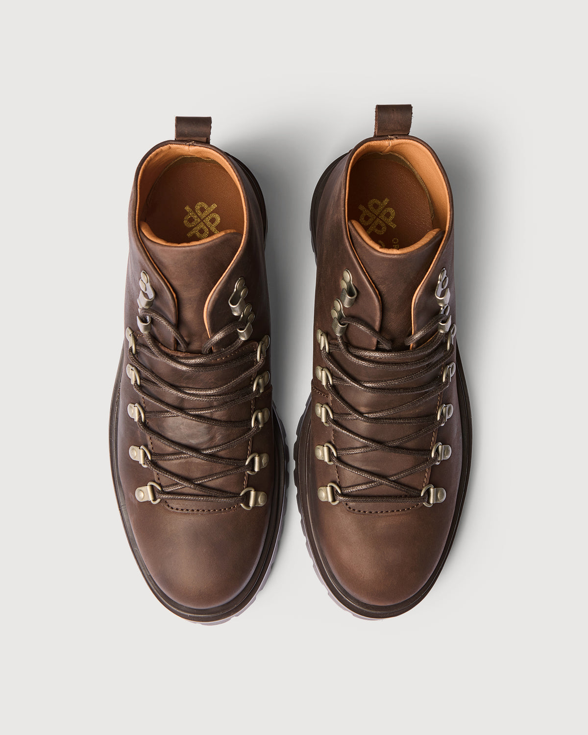 Original Playboy Style Graz Hiking Boot DK. Brown Crazy horse leather