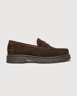 Original Playboy Style Halifax Loafers Brown suede