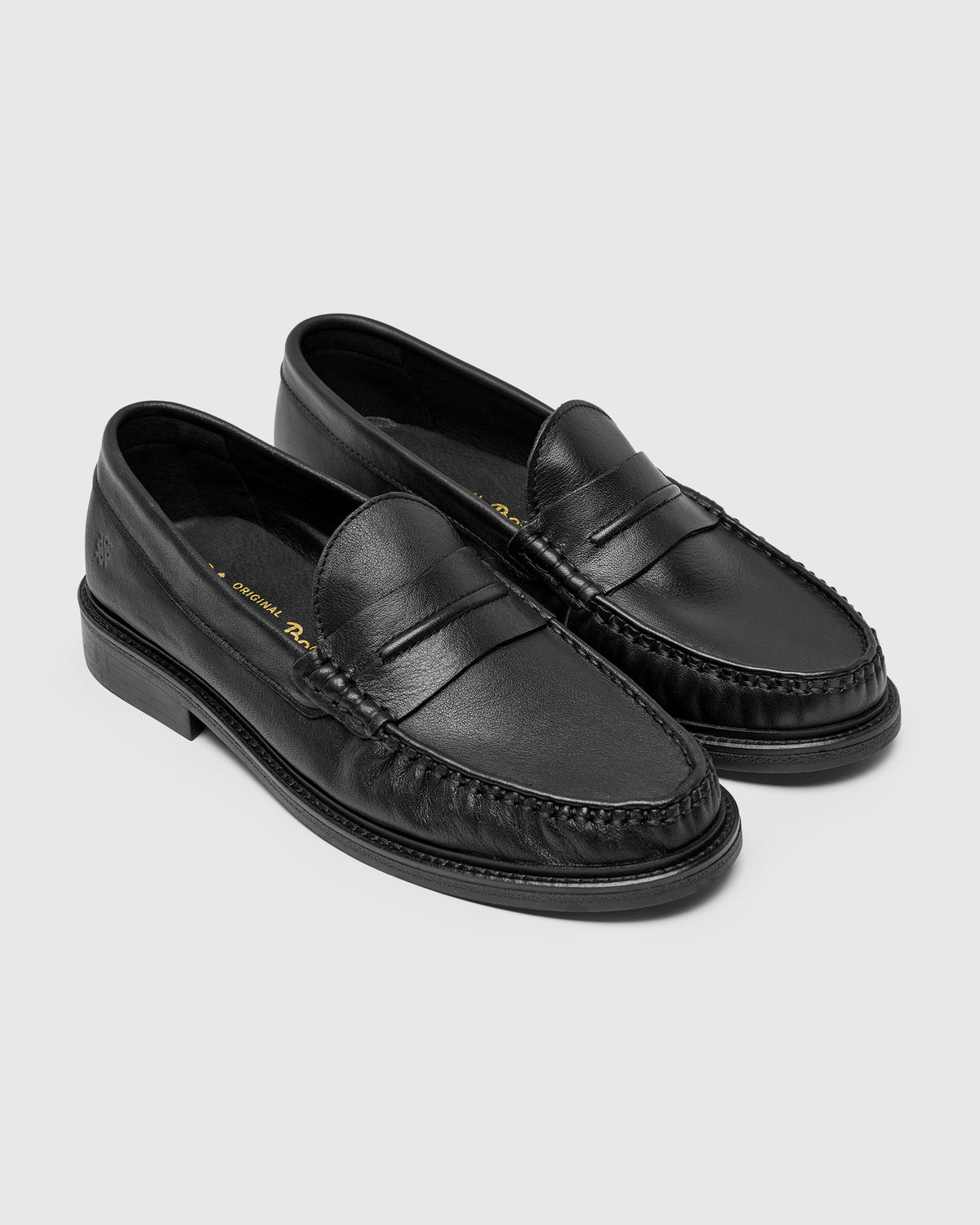 Original Playboy Style Hugo Loafers Black leather