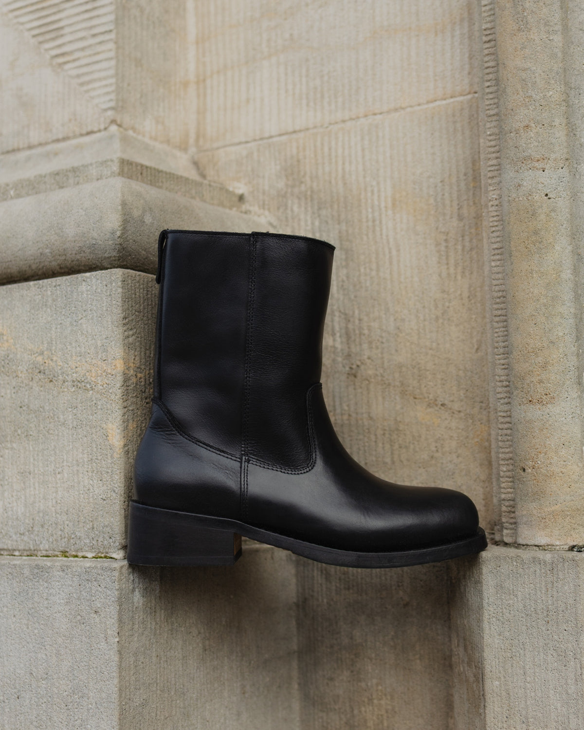 Original Playboy Style Jessie Boot Black leather