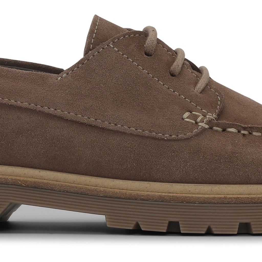 Playboy Footwear Style Casper Shoes Taupe suede
