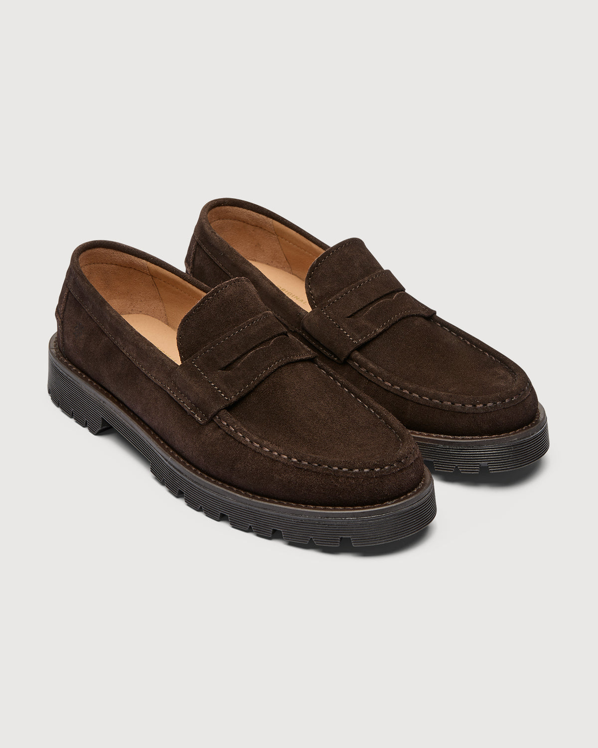 Original Playboy Style Kansas Loafers Brown suede