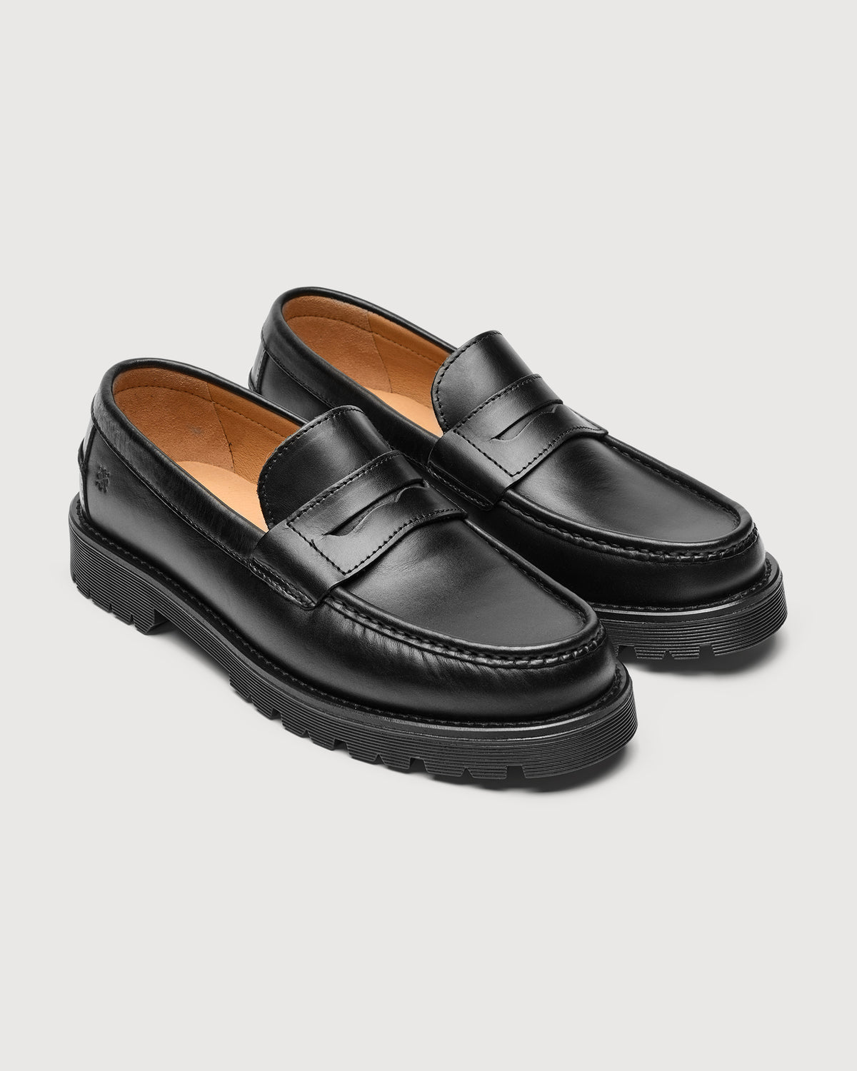Original Playboy Style Kansas Loafers Black leather