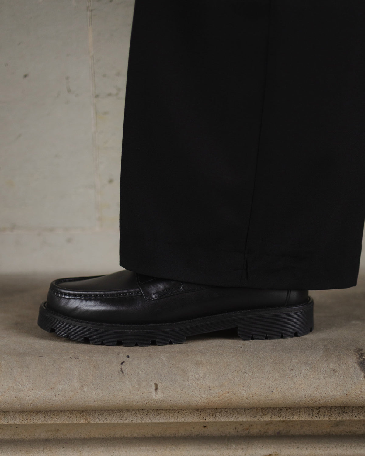 Original Playboy Style Kansas Loafers Black leather