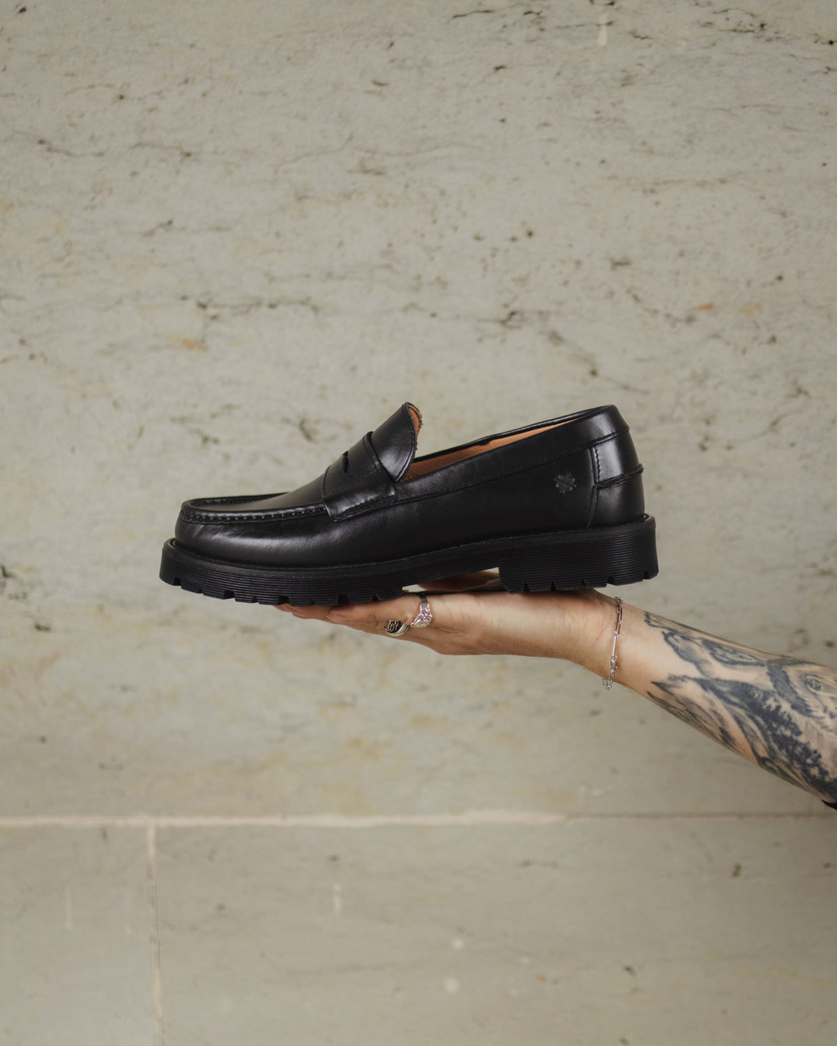 Original Playboy Style Kansas Loafers Black leather