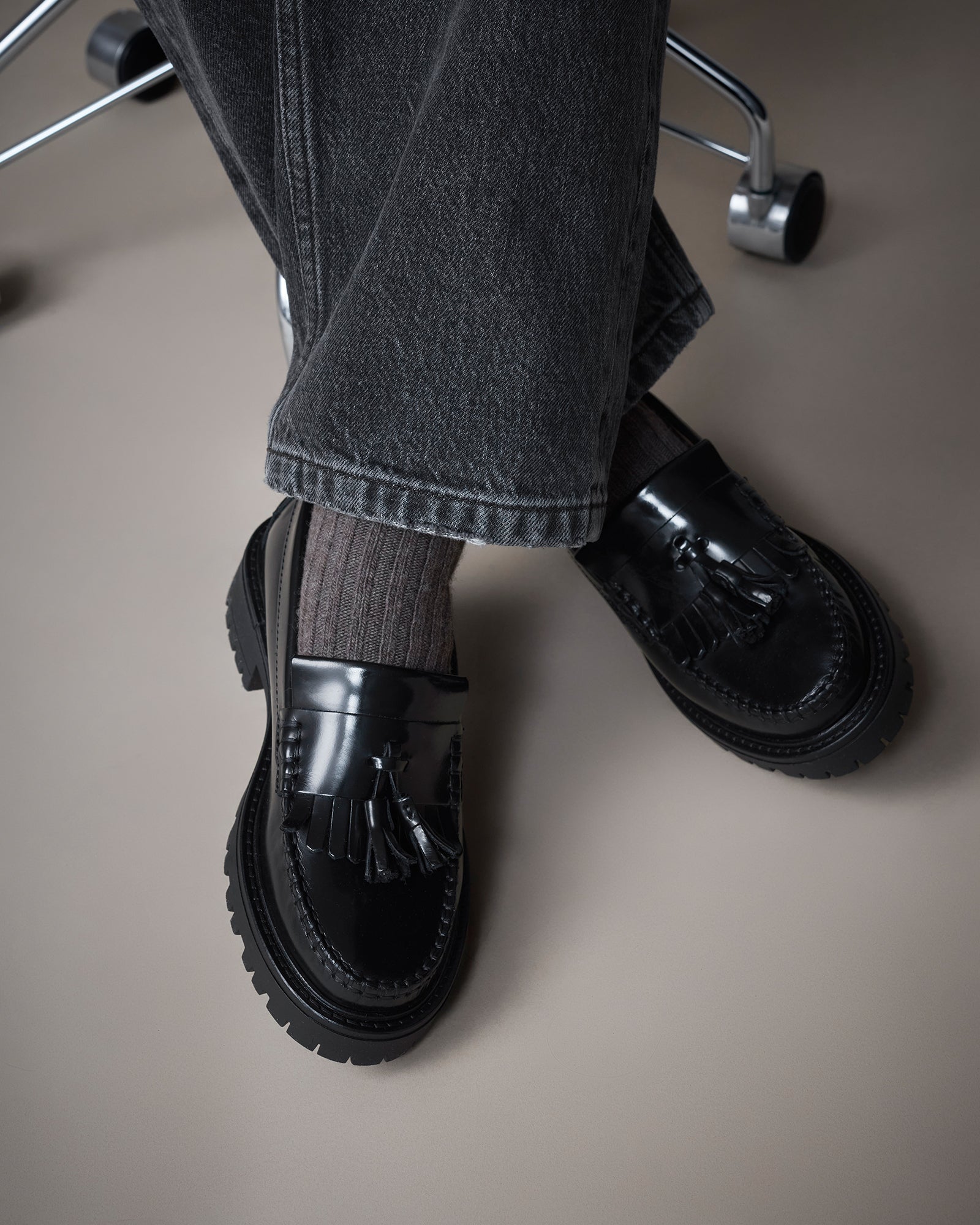 Original Playboy Style Lula 2.0 Loafers Black polido