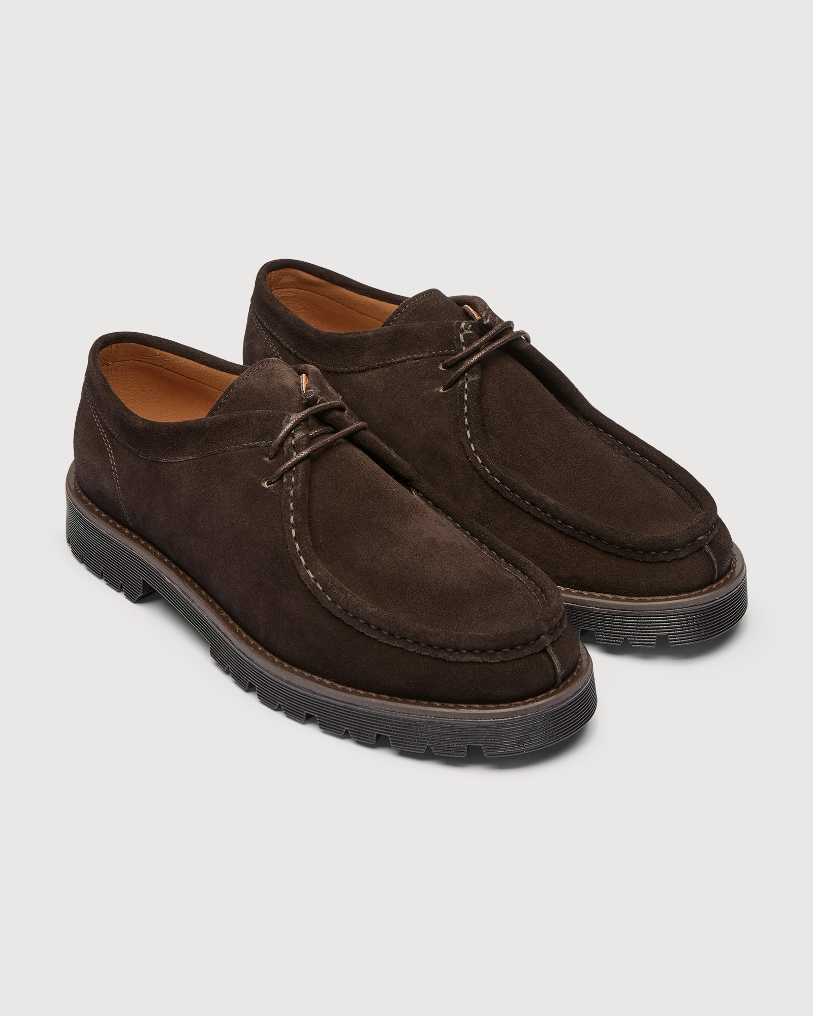 Original Playboy Style Malo Lace up shoes Brown suede