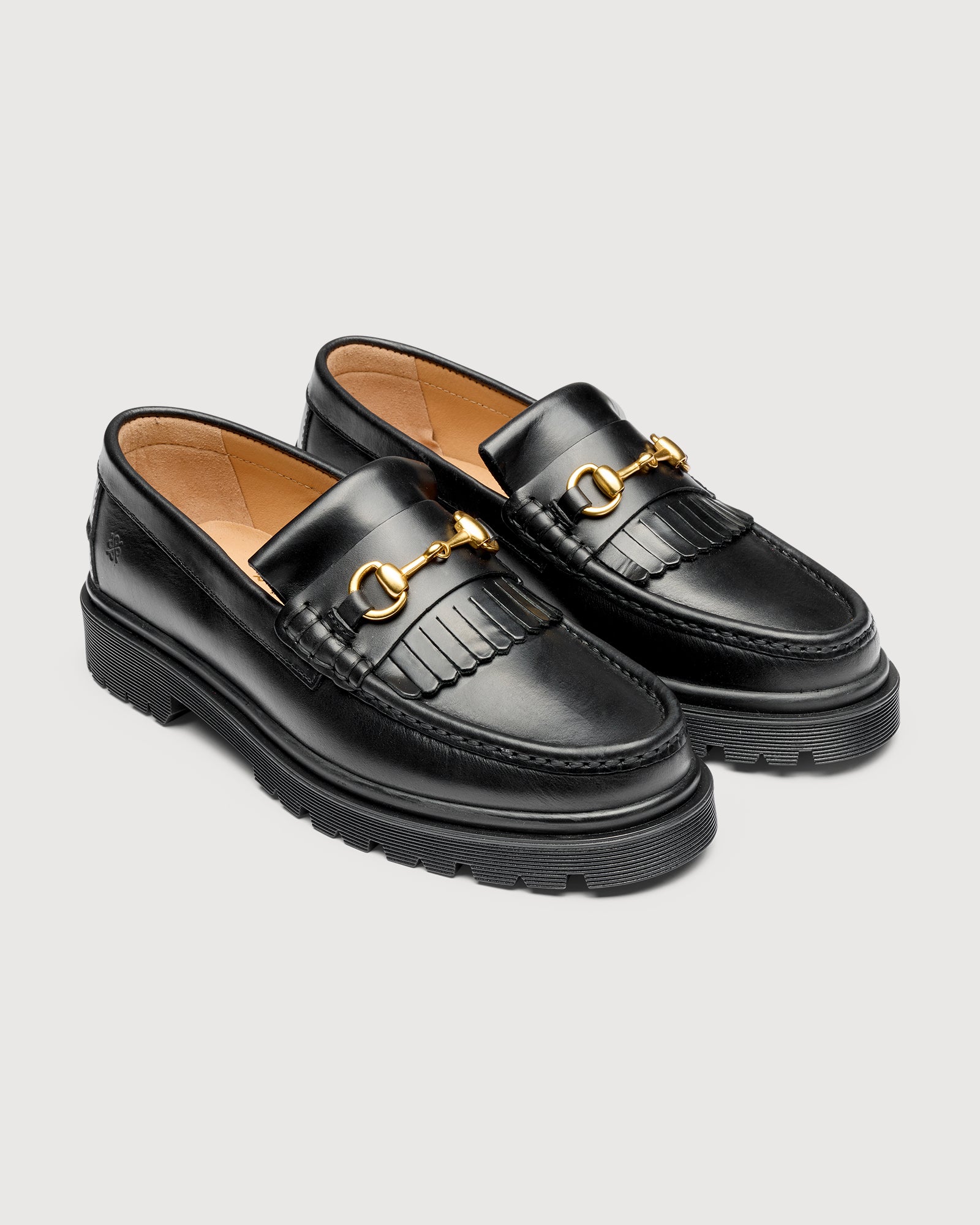 Playboy Footwear Style Milton Loafers Black leather