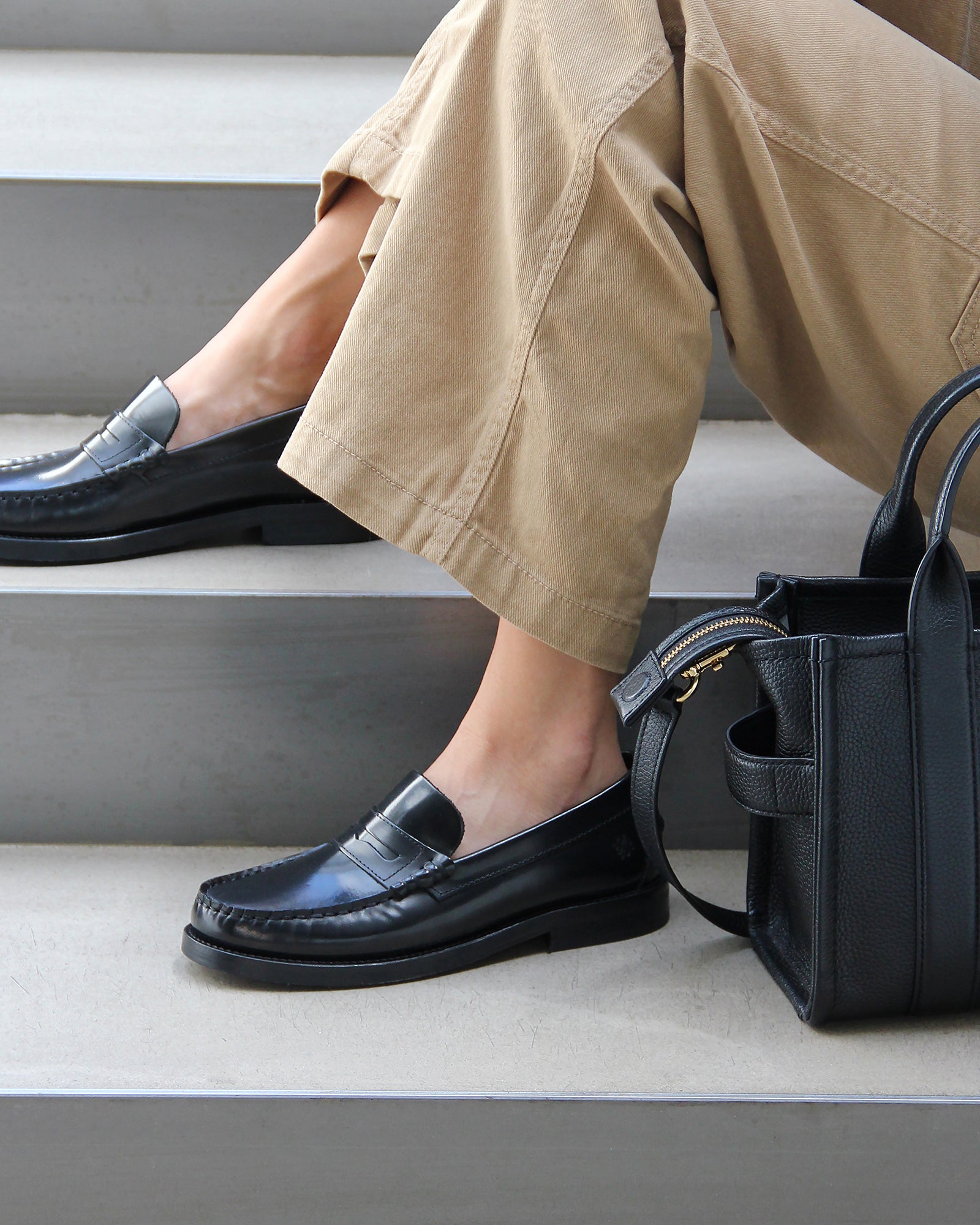 Original Playboy Style Norah Loafers Black polido