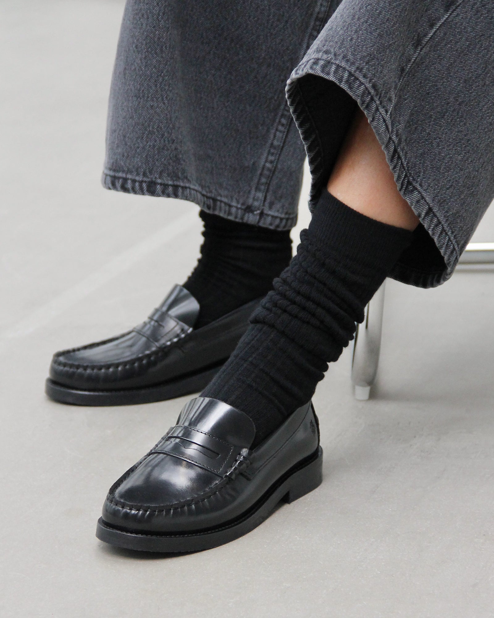 Original Playboy Style Norah Loafers Black polido