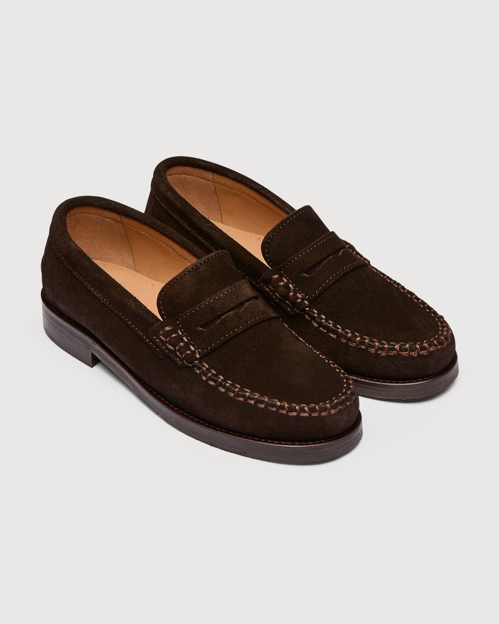 TOC1936 Style Norah Loafers Dk.Brown suede