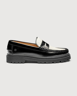 Playboy Footwear Style Richmond Loafers Black polido/white