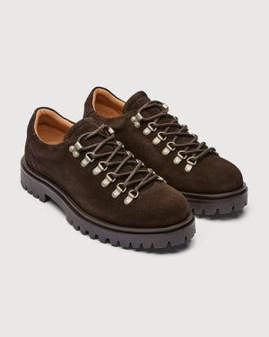 Original Playboy Style Willach Hiking shoe Dk.Brown suede