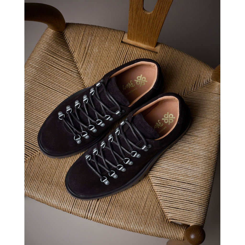 Original Playboy Style Willach Hiking shoe Dk.Brown suede
