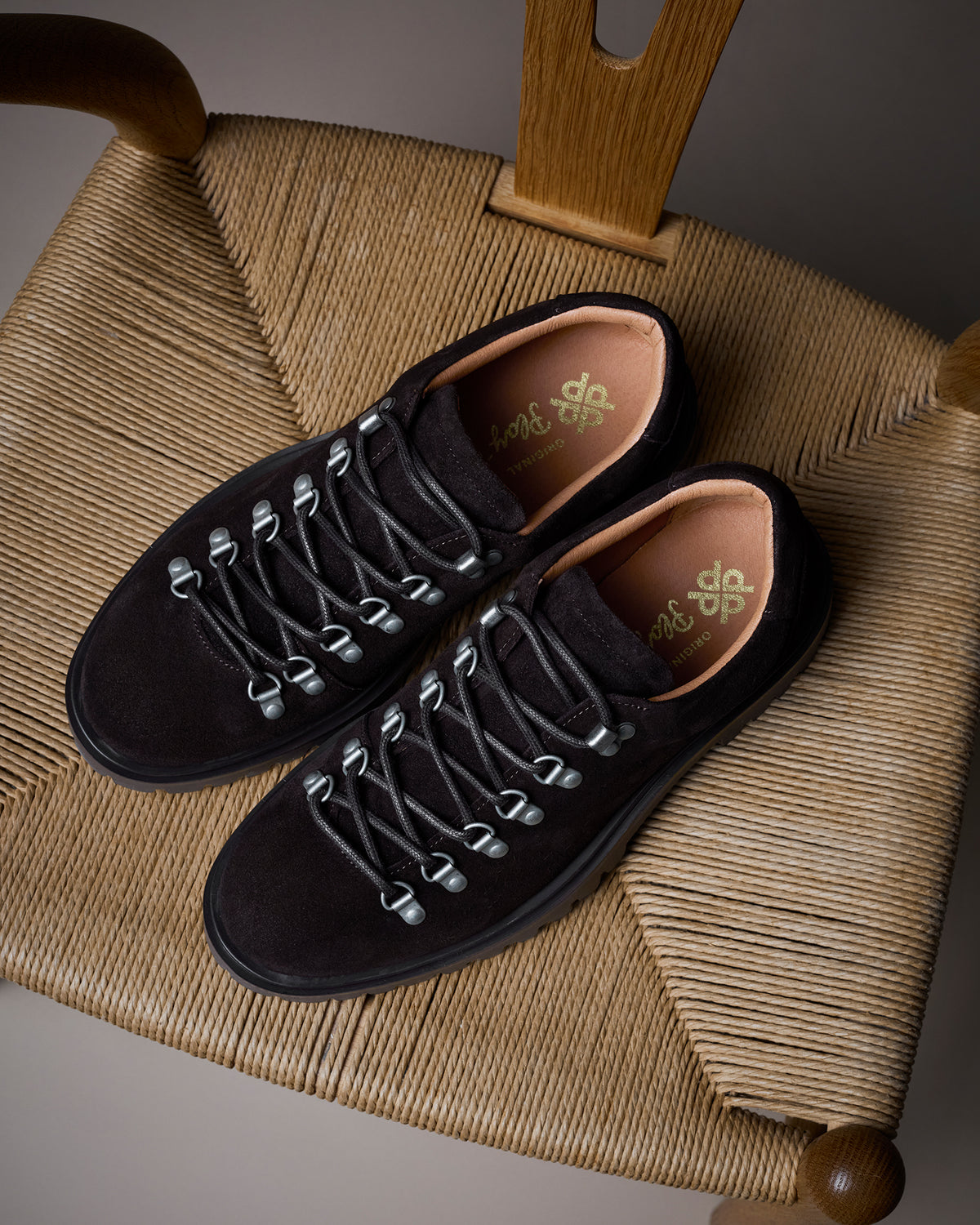 Original Playboy Style Willach Hiking shoe Dk.Brown suede