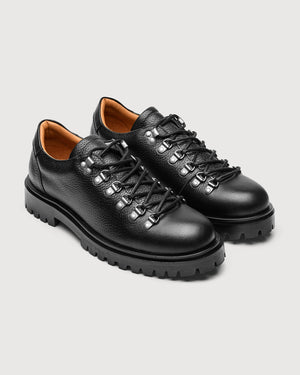 Original Playboy Style Willach Lace up shoes Black tumbled leather